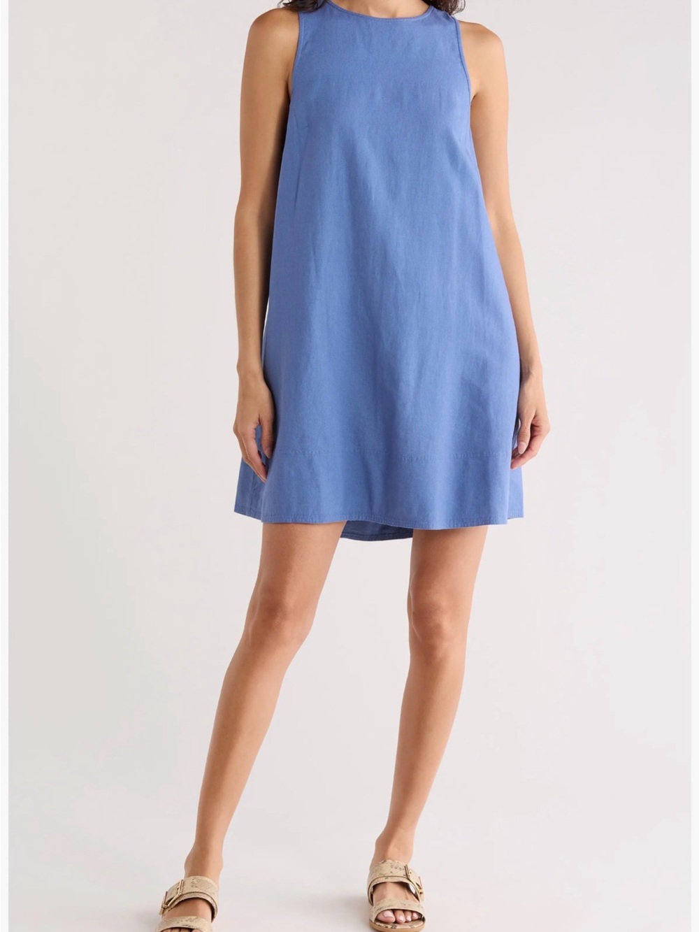 Madewell Linen Blend Dress